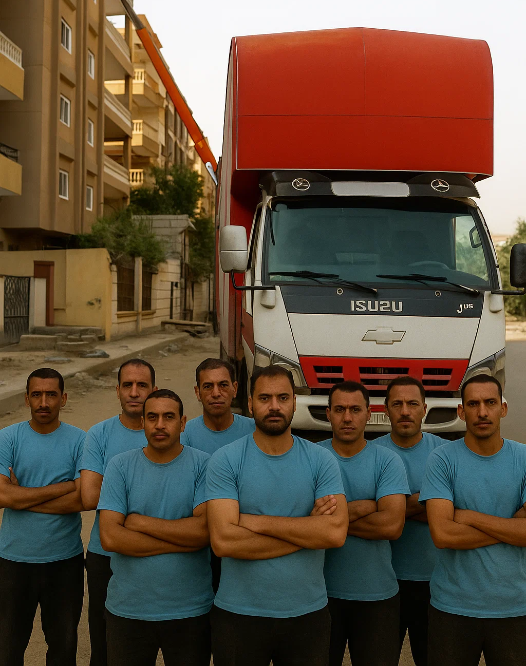 فريق عمل شركة عباد الرحمن لنقل العفش